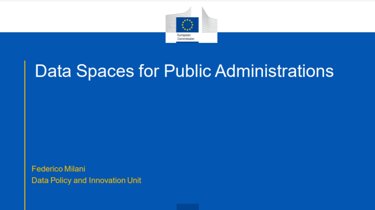 Data spaces for public administrations